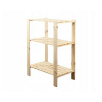 HOLZREGAL WOODLAND 115x80x50cm 3 Fachboden Kiefernholz Natur - Naturfarben, Holz (80/115/50cm) - PROREGAL