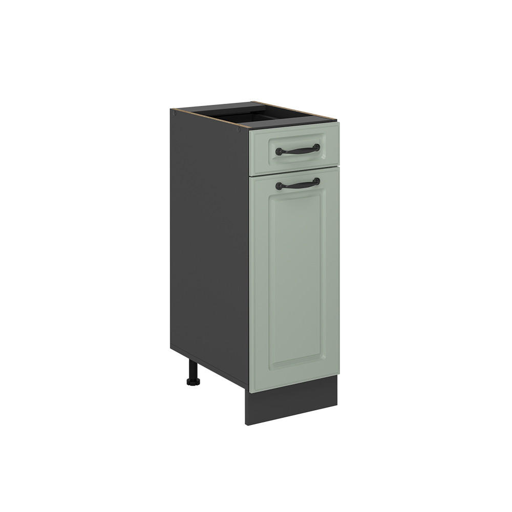 Vicco Küchenunterschrank Mintgrün, Anthrazit 30x81.6x46 cm