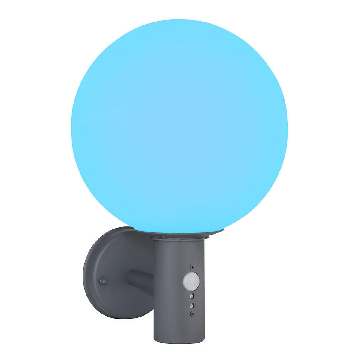 LED AUSSENLEUCHTE OSSY Anthrazit - Anthrazit, Glas (25/26.5/37cm) - Globo Lighting