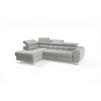 ECKSOFA Bastien Mit Schlaffunktion - Hellgrau, Holzwerkstoff/Textil (170/260cm) - Fun Möbel