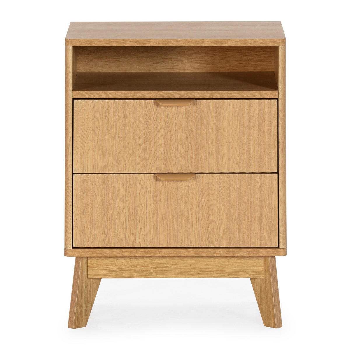 NACHTTISCH Oporton Eichenfarbe - Honigeiche, Holzwerkstoff (45/60/35cm) - VS Venta-stock