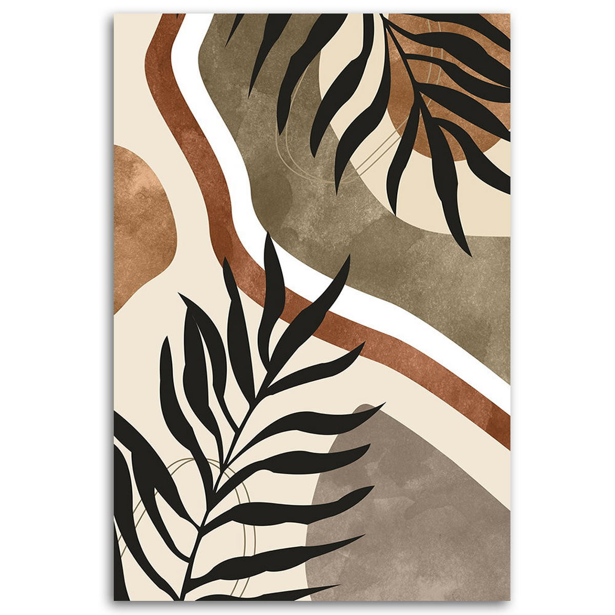 KUNSTDRUCK Beige 70/100 cm - Beige, Textil (70/100cm) - KUNSTLOFT