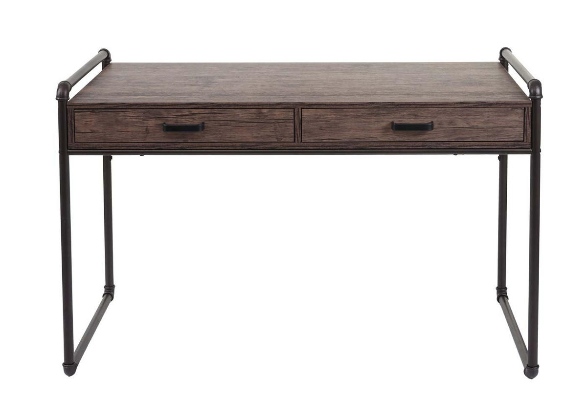 SCHREIBTISCH rechteck Wildeiche Dekor - Wildeiche, Metall (61/117/75cm) - MCW