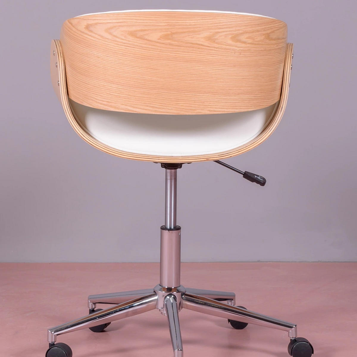 SCHREIBTISCHSTUHL Holz Weiß - Weiß, Holz (61/76/61cm) - Nest Dream