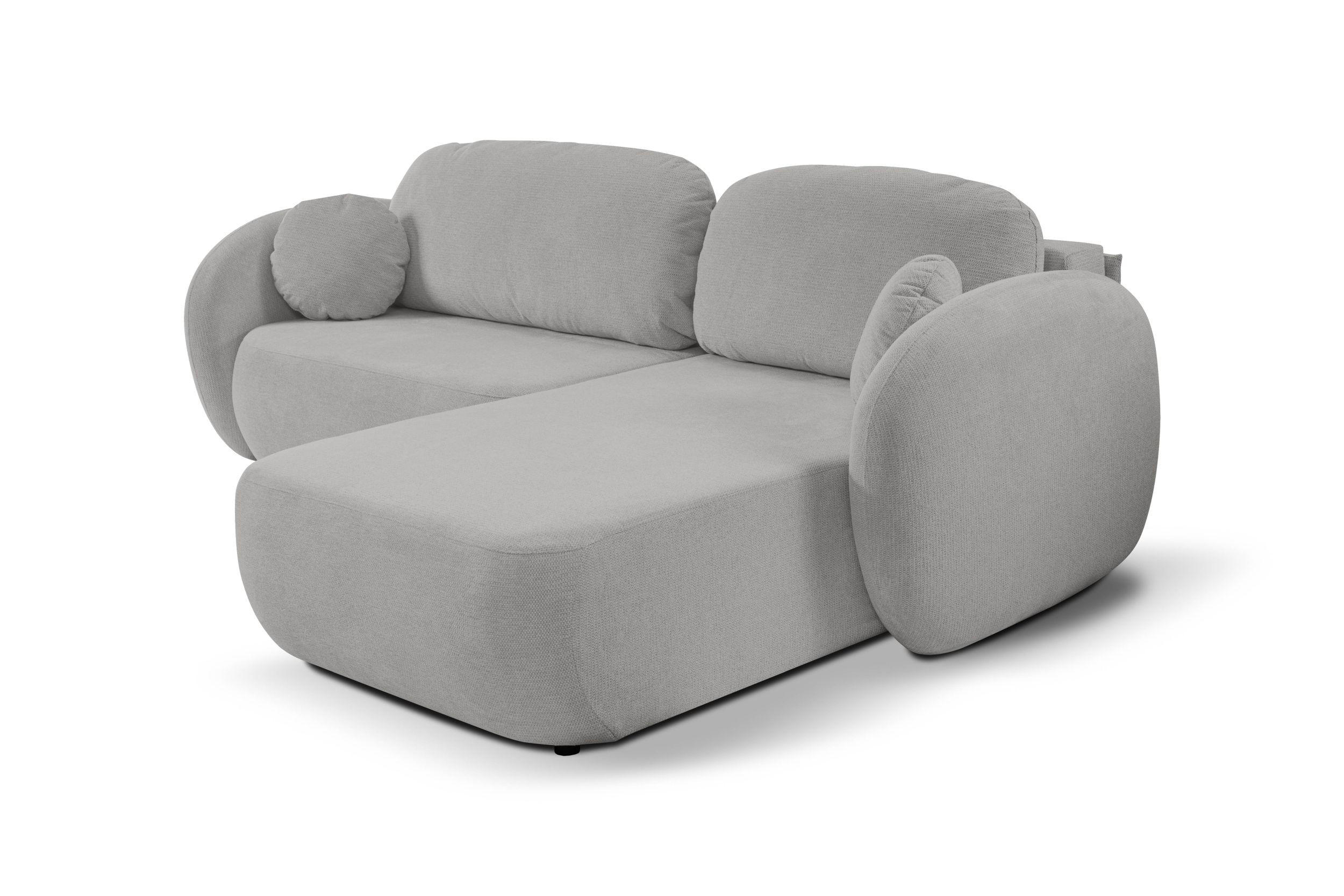 ECKSOFA Olena - Grau (Aragon 83) - Grau, Holzwerkstoff (248/174cm)