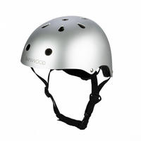 FAHRRADHELM für Kinder 3-7 Jahre, Chrom - Chromfarben, Kunststoff (21/24cm) - Banwood