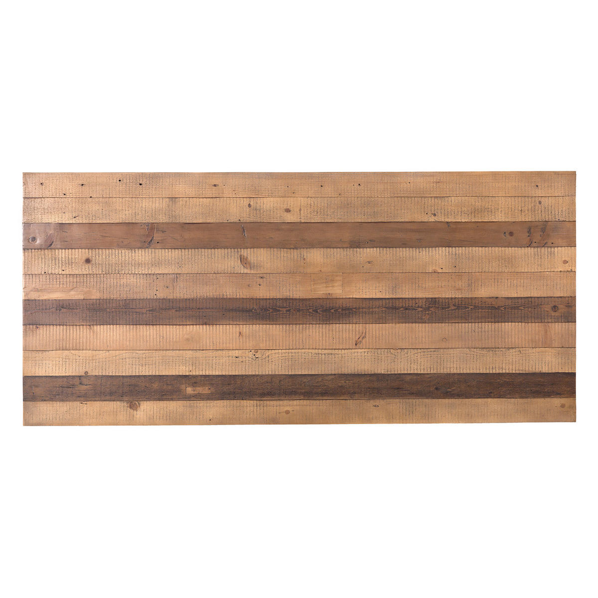 ESSTISCH - Massivholz Pinie / Metall - Braun, Holz (100/240/76cm) - home24