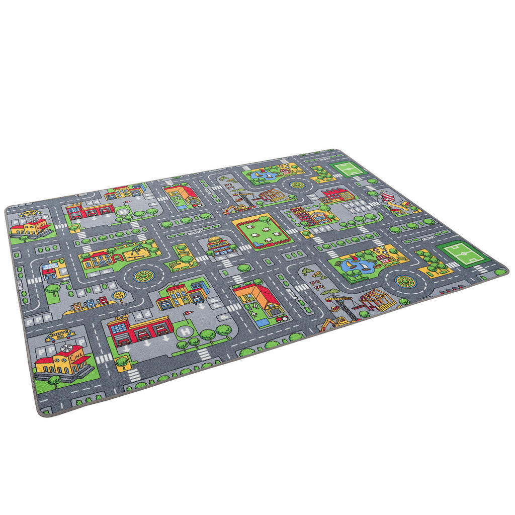 Thumbnail - Snapstyle Strassenteppich, Mehrfarbig, Textil, 100x165 cm, Teppiche & Böden, Teppiche, Teppich Kinderzimmer