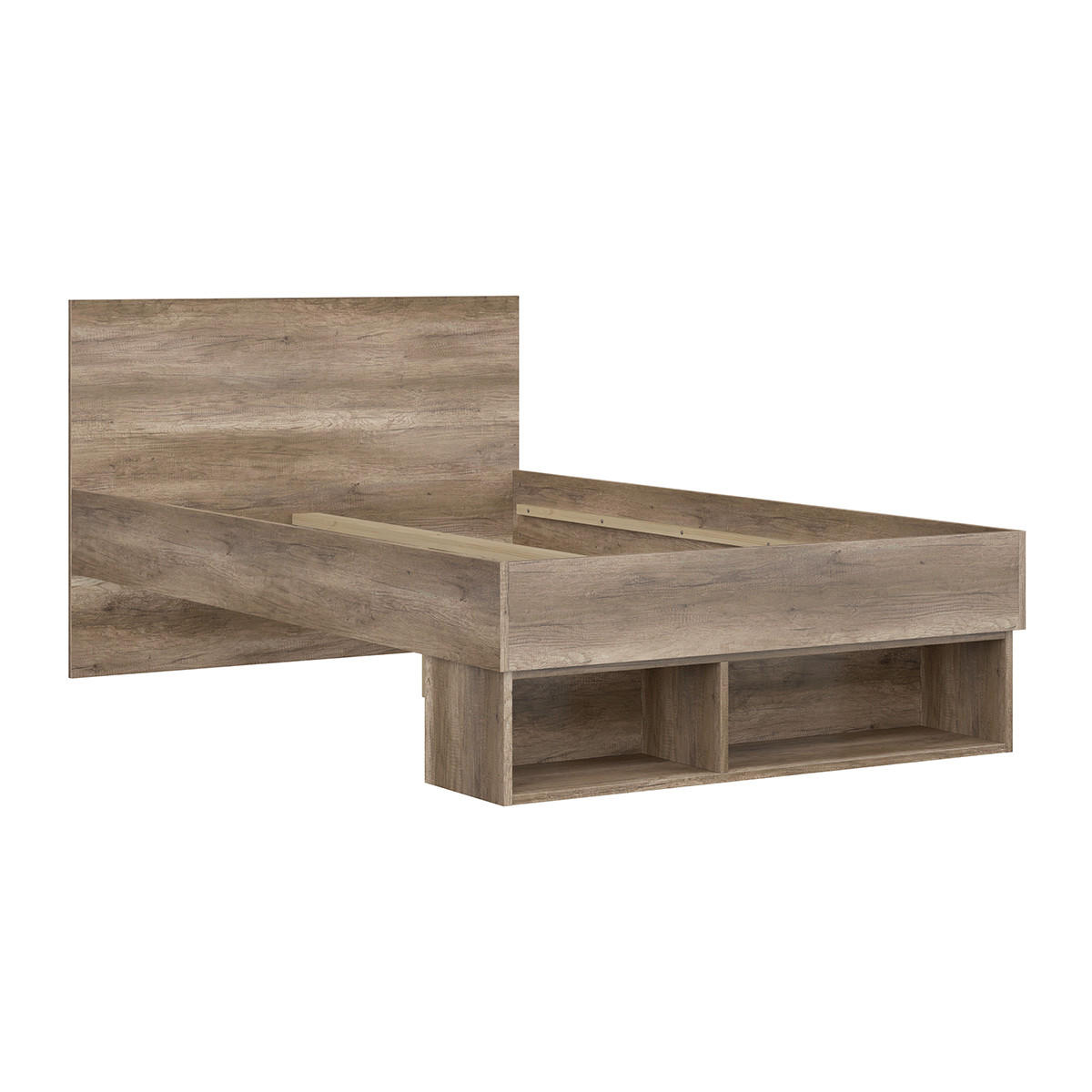 BETT 120/200 Abel Holz - Braun, Holzwerkstoff (120/200cm) - Petits-meubles