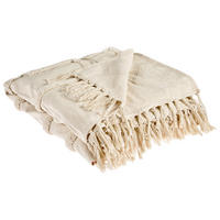 PŘIKRÝVKA Bavlna 190/190 cm Béžová Chack - béžová, textil (190/190cm) - Beliani