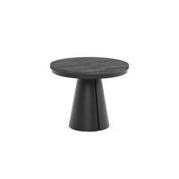 ESSTISCH CALMA Bis - Anthrazit/Schwarz, Holzwerkstoff/Metall (100/100/76cm) - Meblini