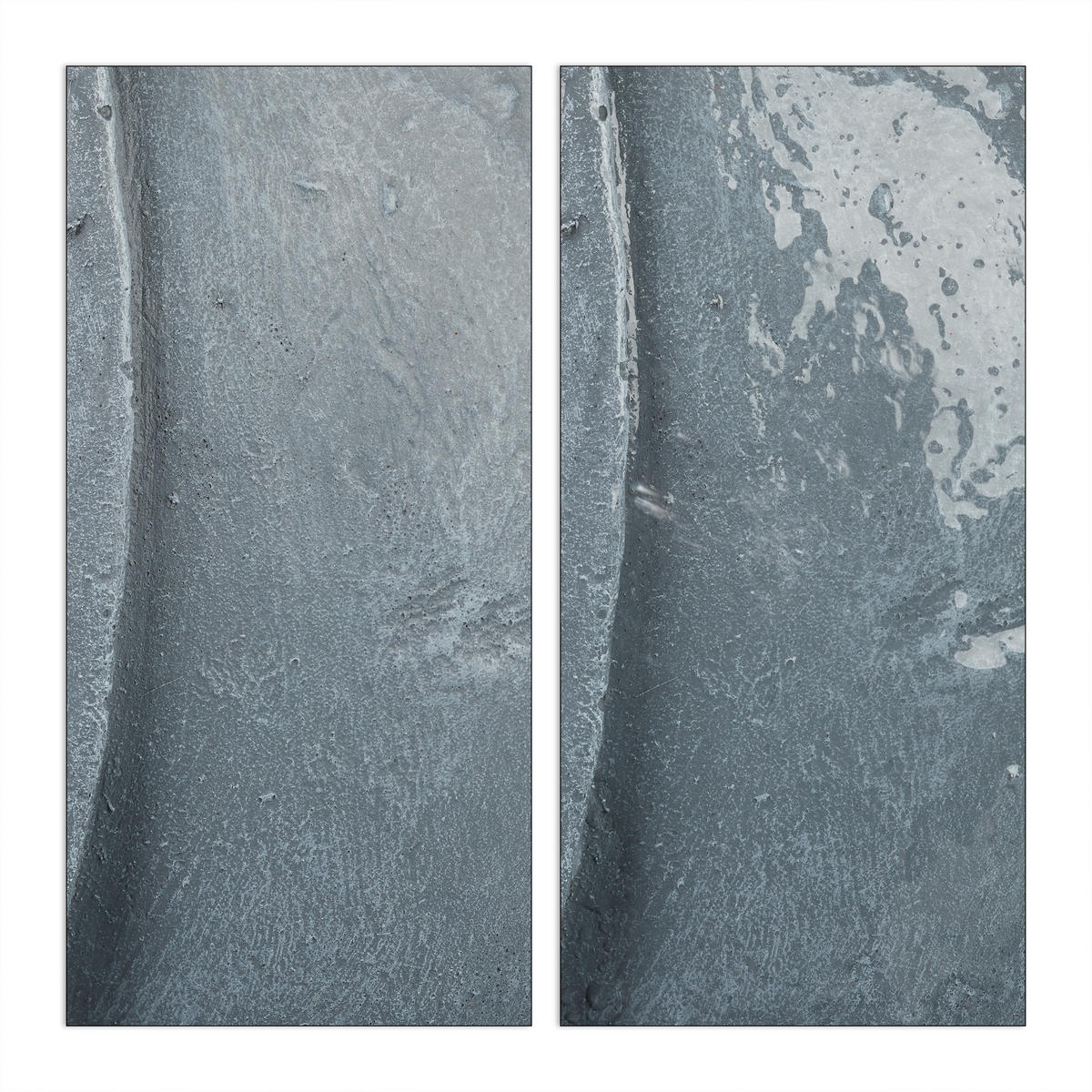 BUDDHA Figur - Grau, Kunststoff (30/50/25cm) - Relaxdays