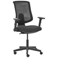 KANCELÁŘSKÁ ŽIDLE Látka Černá Sero - černá, textil (66/95/58cm) - Beliani
