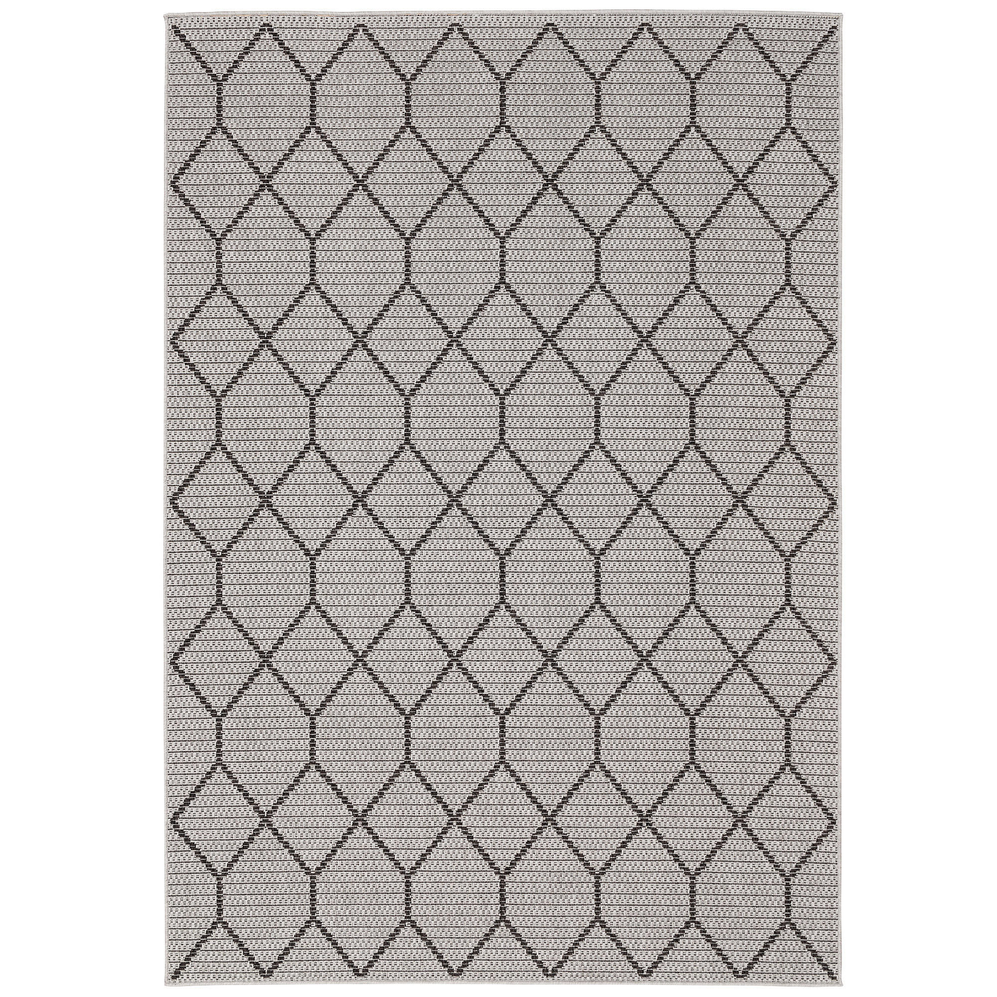 IN & OUTDOOR TEPPICH MARBELLA MODERN - Grau, Textil (120/170cm) - Pergamon
