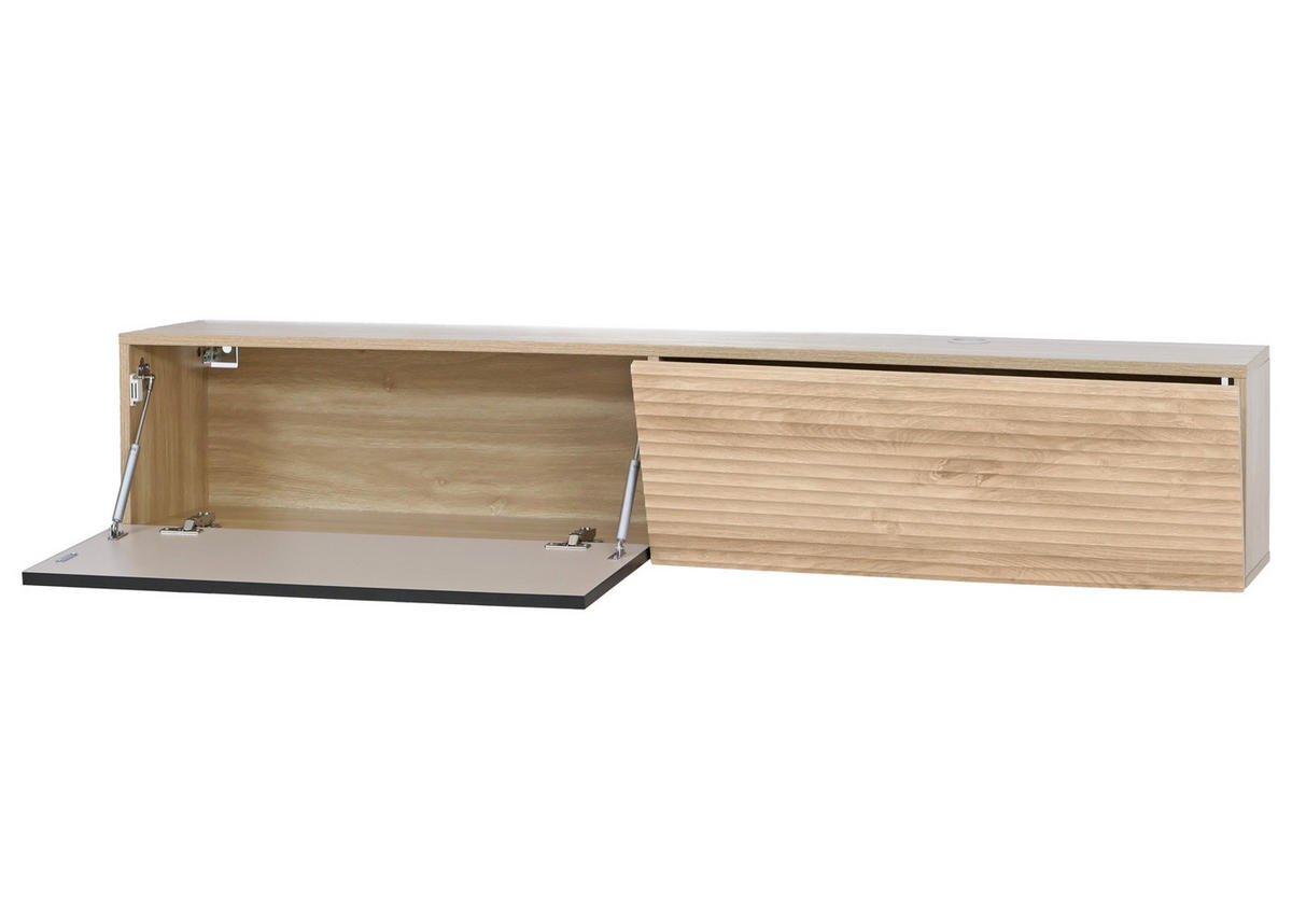 TV-RACK Eiche Dekor - Eiche Wotan, Holz (160/30/30cm) - MCW