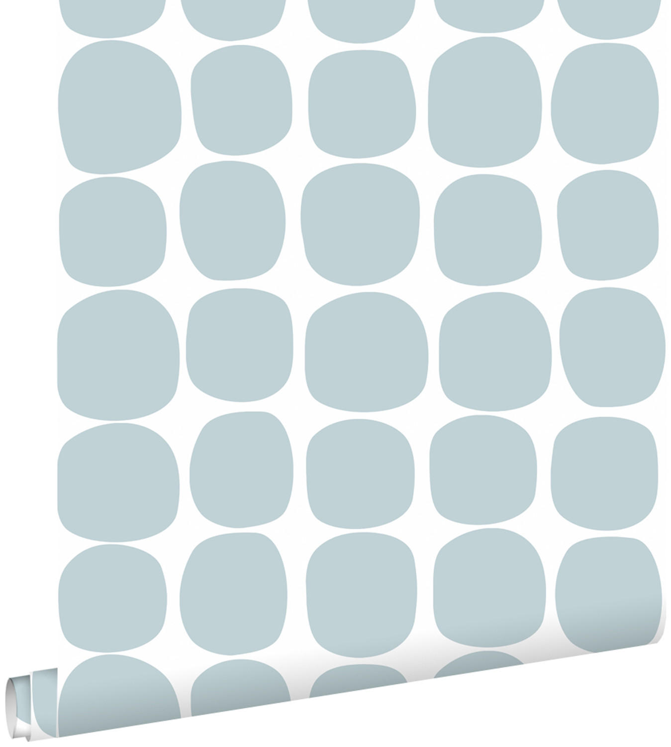 TAPETE grafisches Motiv 53 cm x 10.05 m - Blau, Papier (53/1000cm) - ESTAhome