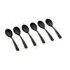 LÖFFEL 6er-Set Oglu - Schwarz - Schwarz, Metall - Björn