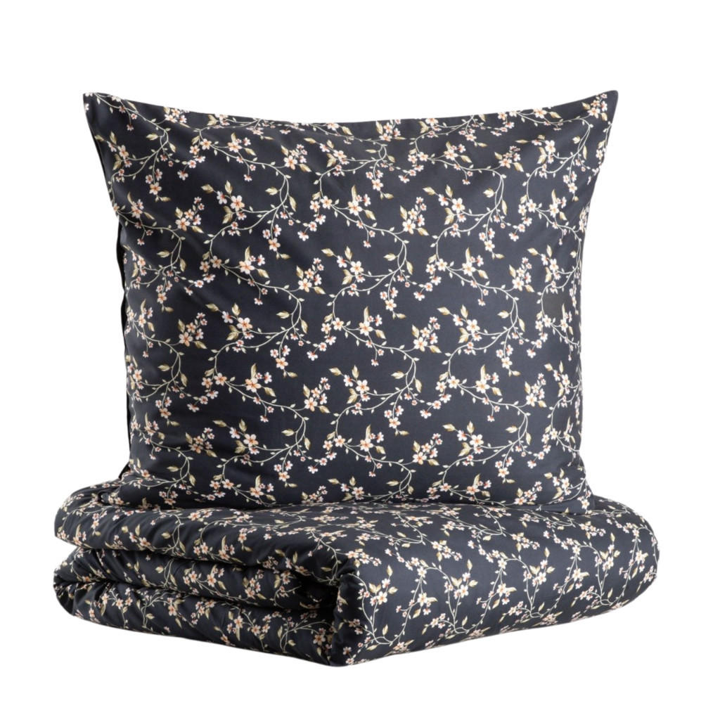 BETTWÄSCHE Adriana Mikrofaser 220/200 cm - Schwarz, Textil (220/200cm) - Homla