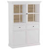 VITRINE KATRIA, Weiß - Weiß, Holzwerkstoff (119/165/42cm) - KONSIMO®