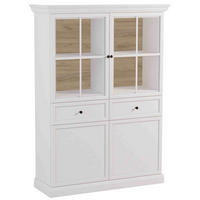 VITRINE KATRIA, Weiß - Weiß, Holzwerkstoff (119/165/42cm) - KONSIMO®