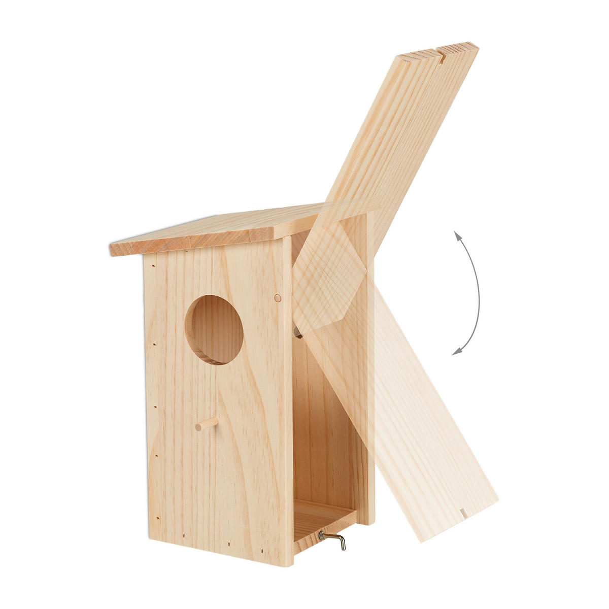 NISTKASTEN - Hellbraun, Holz (15/25.5/16cm) - Relaxdays