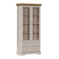 VITRINE Dulci Kaschmir und Holz - Kaschmir, Holzwerkstoff (88.4/188.8/40.7cm) - Petits-meubles