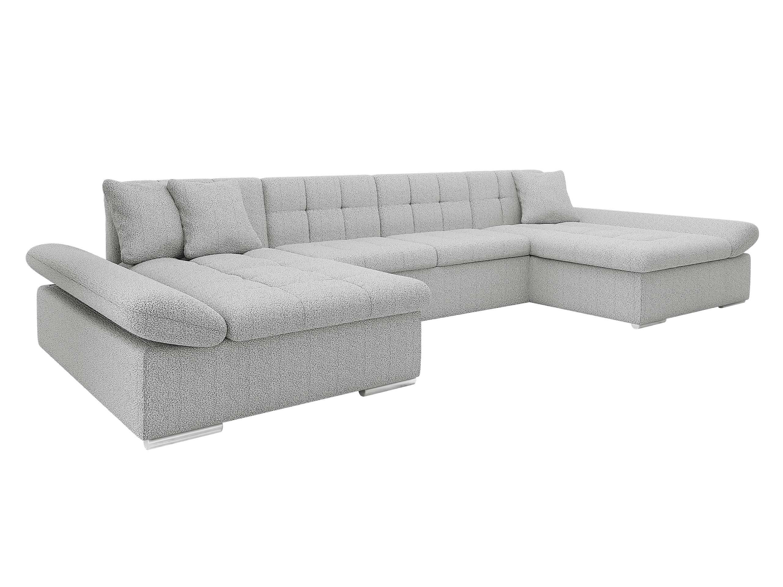 WOHNLANDSCHAFTEN Alia Premium - Grau, Holz/Textil (360/75/160cm) - MIRJAN24