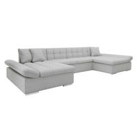 WOHNLANDSCHAFTEN Alia Premium - Grau, Holz/Textil (360/75/160cm) - MIRJAN24