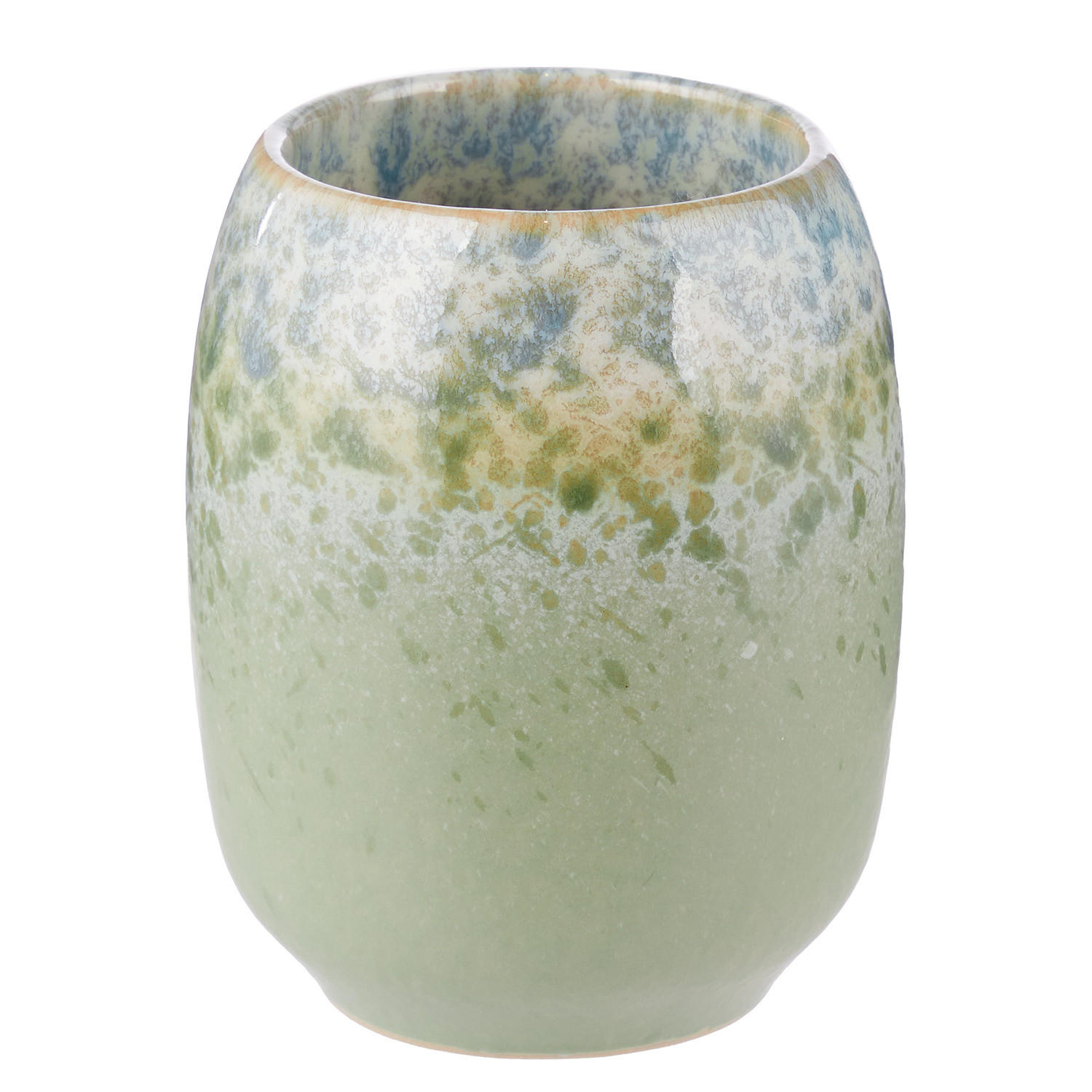 ZAHNPUTZBECHER Jade - Salbeigrün, Keramik (8/10/8cm) - Butlers