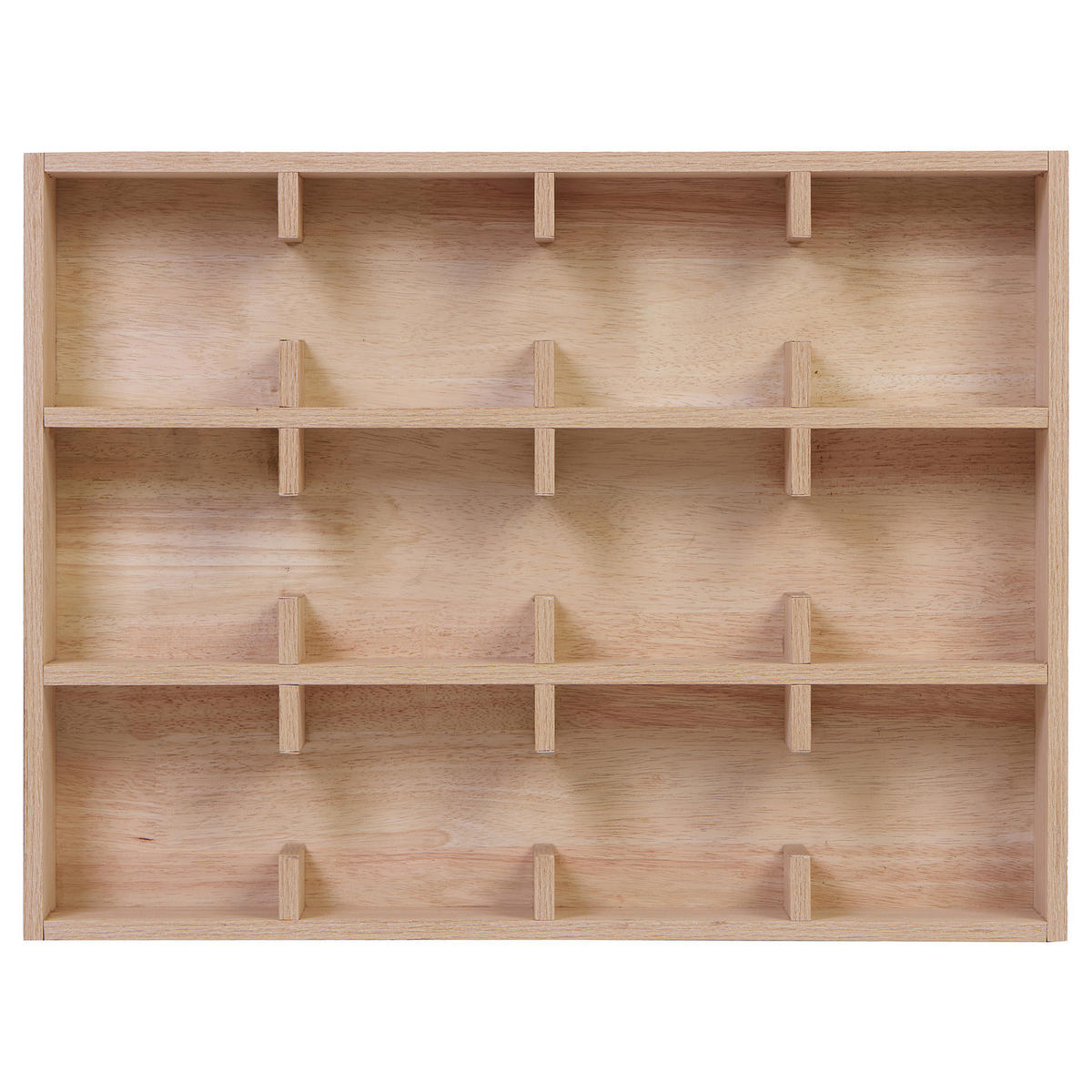 FURNIERTES TASSENREGAL - Tanne - Braun, Holzwerkstoff (63/48/12cm) - home24