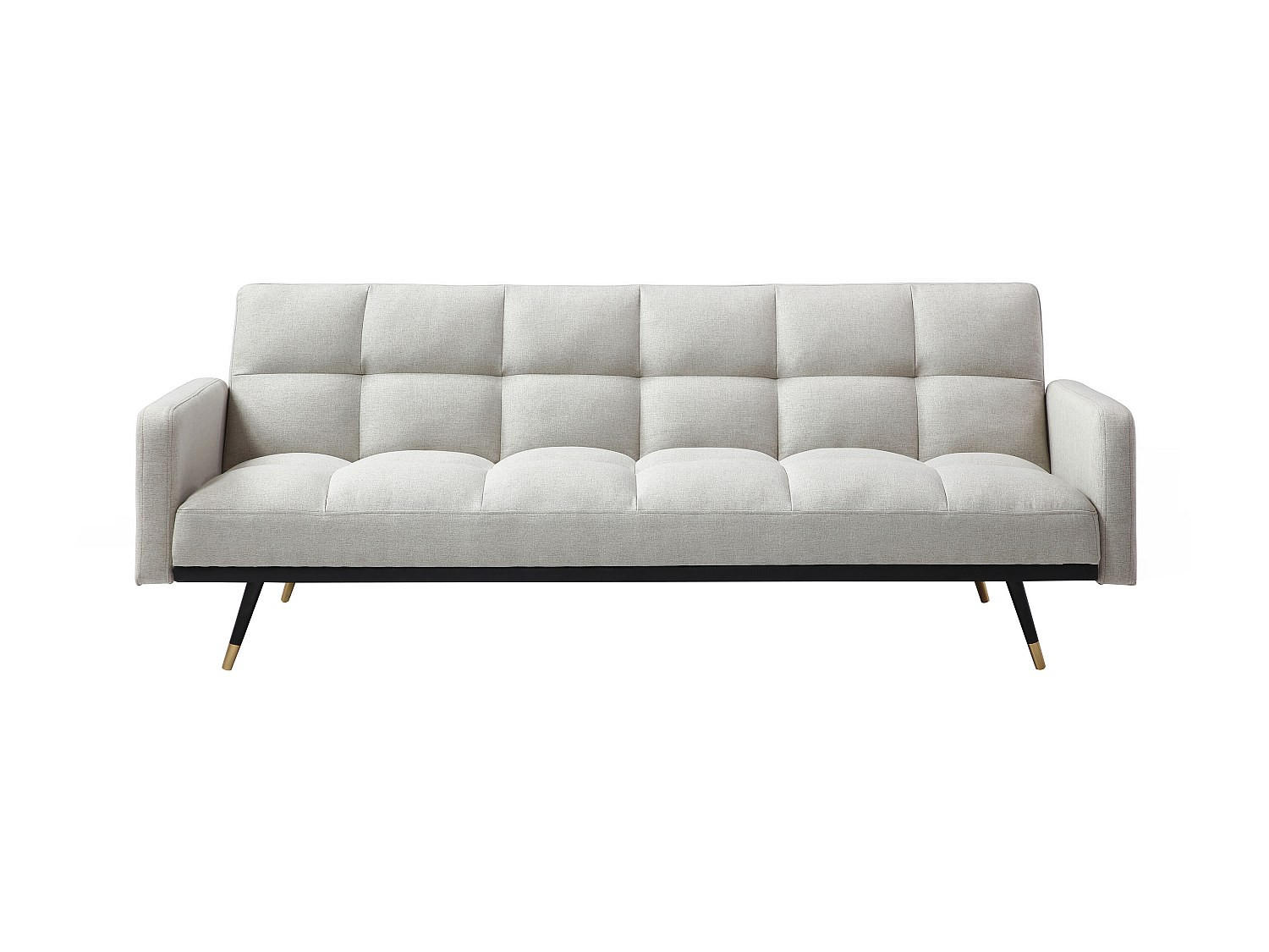 SCHLAFSOFA - 3 Personen - Stoff - Beige - - Beige, Textil (193/75/82cm) - Vente-Unique