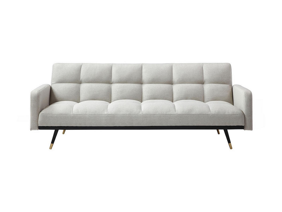 SOFA 3-Sitzer mit Schlaffunktion - Stoff - Beige - ROREMA - Beige, Textil (193/75/82cm) - Vente-Unique