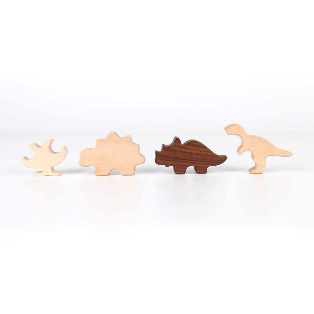 HOLZSPIELZEUG Wald und Dinosaurier - Multicolor, Holz (3.8/3.8cm)