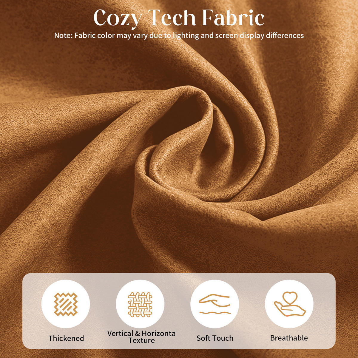 SEDACÍ VAK Hnědý s podnožkou z technické tkaniny - hnědá, textil (80/75/93cm) - Urban Meuble