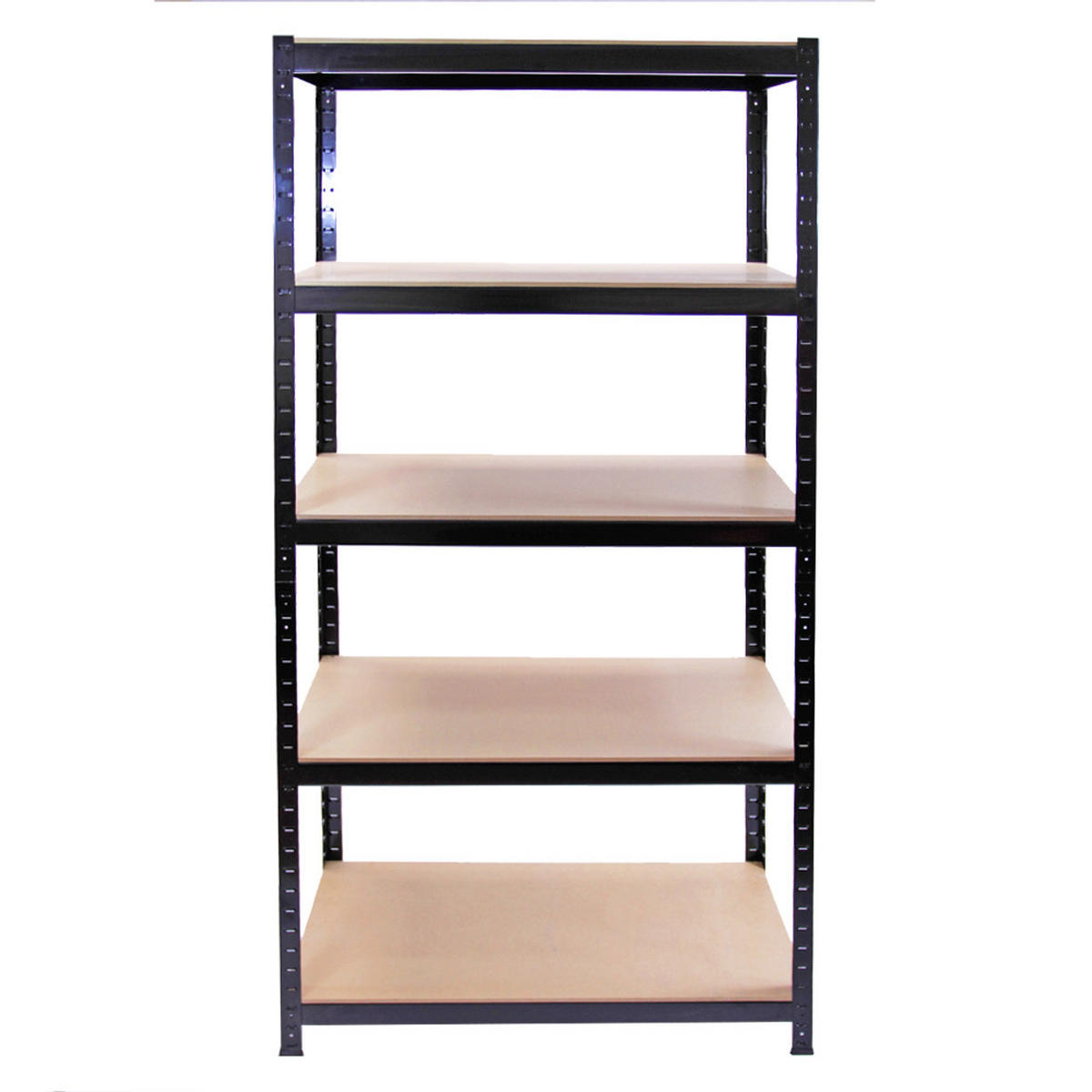 LAGERREGAL 180 CM - Schwarz, Metall (90/180/45cm) - Monster Racking