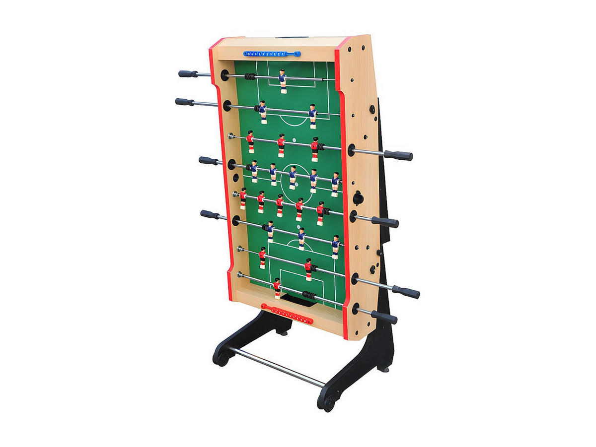 TISCHFUSSBALL - 137cm x 74.5cm - MDF - naturfarben hell - STADIUM - Naturfarben, Holz (137/74.5cm) - Vente-Unique