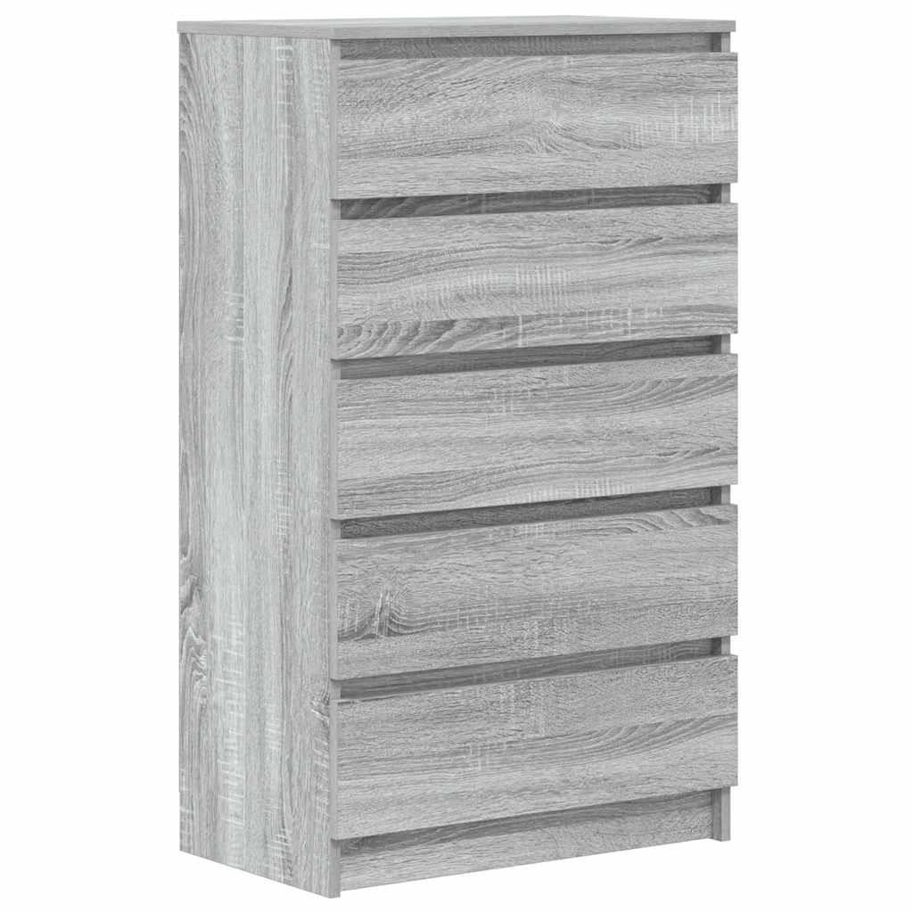 vidaXL Kommode Silbereichen 60x103x36 cm