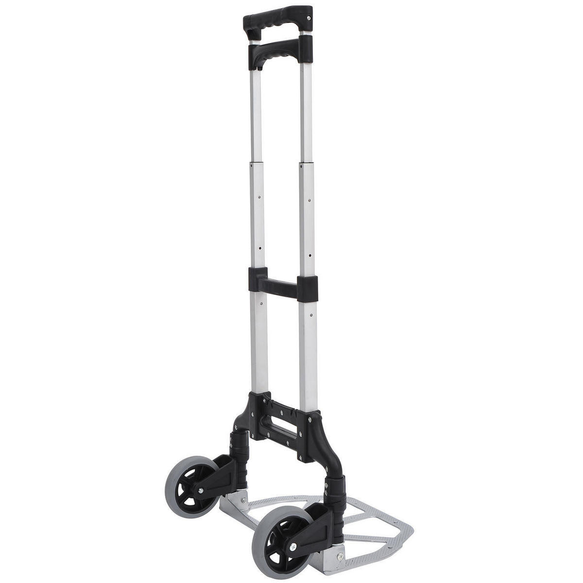 ALU Sackkarre, Transportkarre - Schwarz, Metall (385/100/41cm) - HOMCOM