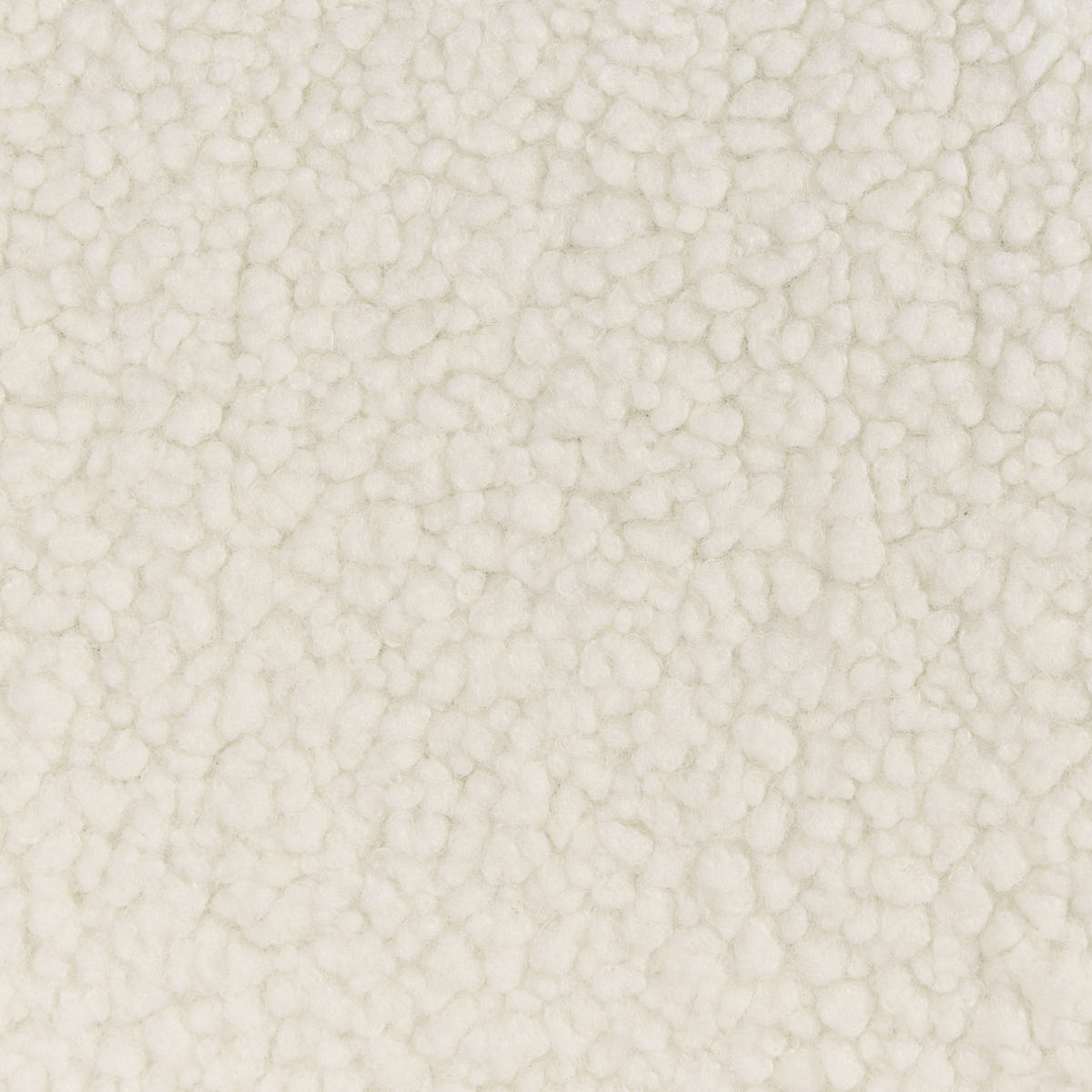 SCHAUKELSESSEL Bouclé Weiß Anaset - Weiß, Textil/Metall (74/99/99cm) - Beliani