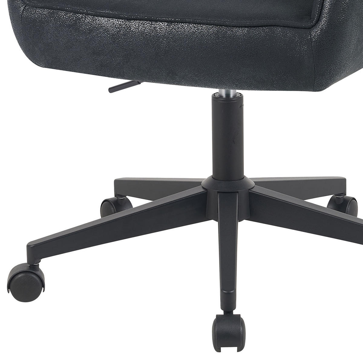 BÜROSTUHL Mika-Elio 2er-Set - Schwarz, Textil/Metall (60/79/61cm) - DUBI Möbel