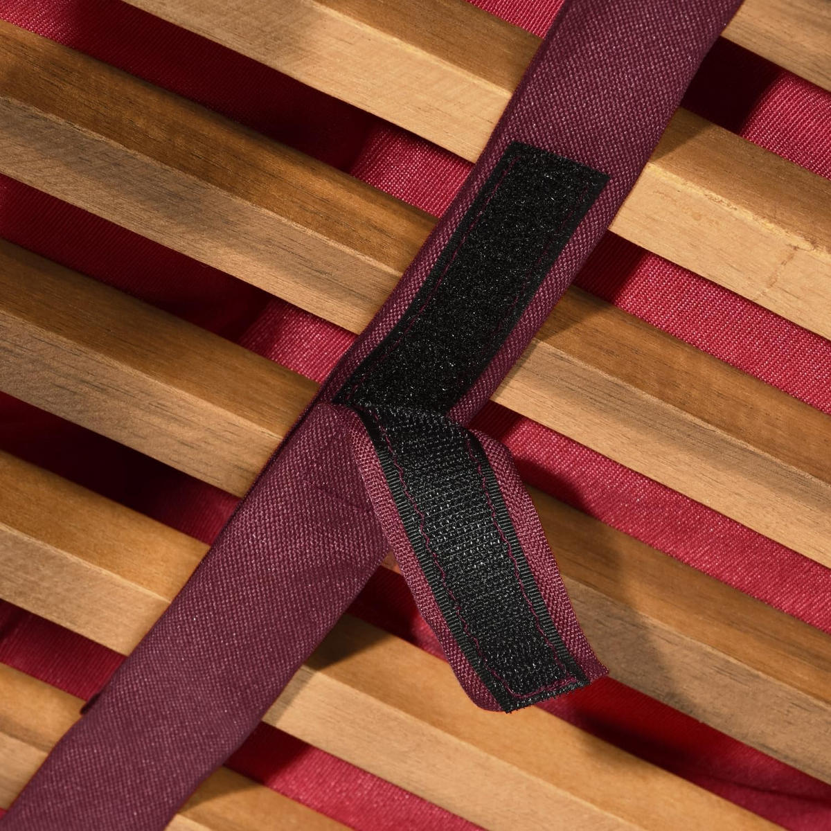 DECKCHAIRAUFLAGE Loftlux DC 175x45x5cm Rot (2tlg) - Rot, Textil (45/10/175cm) - Beautissu 