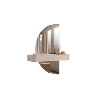 SCHMINKTISCH SAGE 110/40/159 cm Kaschmir Spiegel links Push-to-Open - Kaschmir, Holzwerkstoff (110/159/40cm) - Lookway