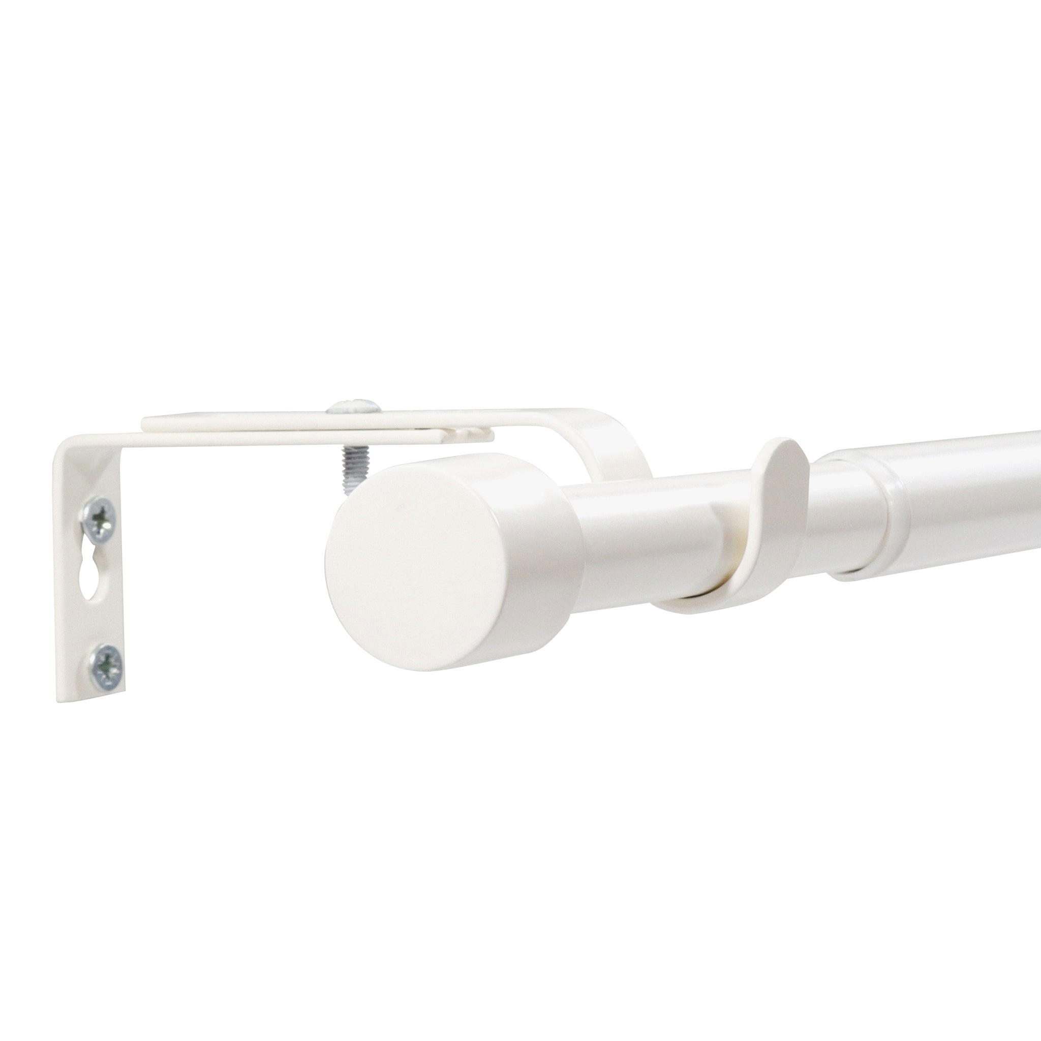 GARDINENSTANGE ausziehbar 70-120cm 1-Lauf Flexa - Weiß, Metall (70cm) - Deco-Raum