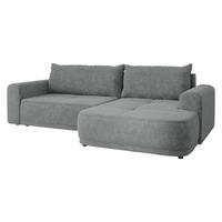 ECKSCHLAFSOFA Passo, Seite: Rechts - Schwarz/Grau, Holz/Kunststoff (265/166cm) - MIRJAN24