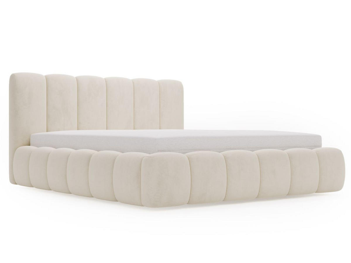 POLSTERBETT Cloud 160x200 Beige - Beige, Textil (160/200cm) - Graingold