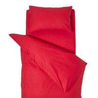 KINDERBETTWÄSCHE Perkal - Rot, Textil (120/150cm) - Homescapes