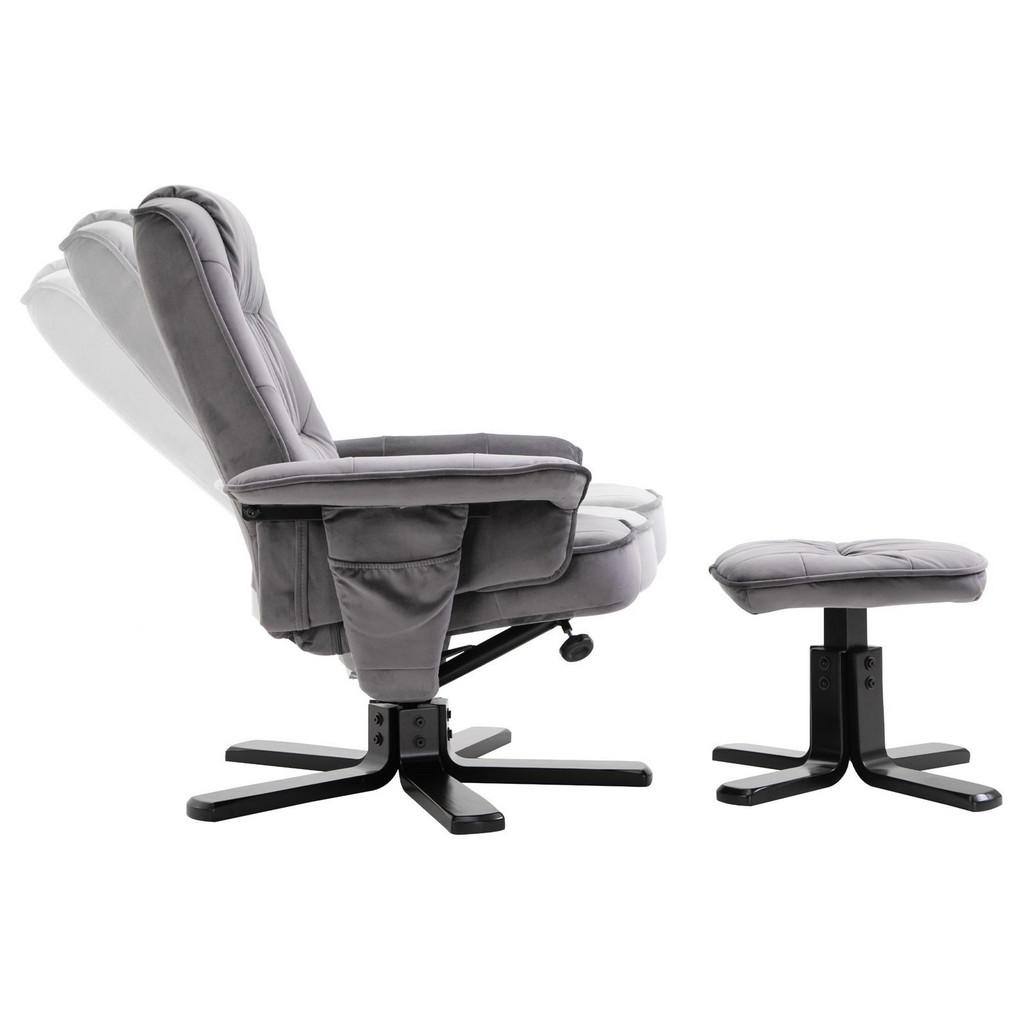 Thumbnail - Idimex Relaxsessel, Grau, Textil, Mode, 76x87x61 cm, Wohnzimmer, Sessel, Polstersessel