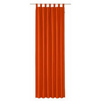 SCHLAUFENVORHANG IM UNI DESIGN DOVE Blickdicht - Terra cotta, Textil (140/0.5/255cm) - Tom Tailor