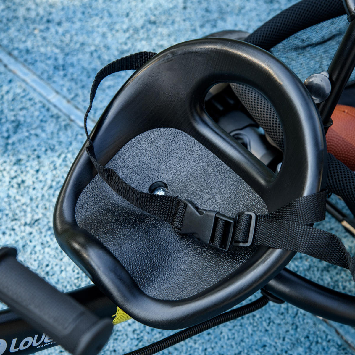 6-IN-1 Dreirad mit Schubstange, Kinderdreirad mit abnehmbarem Sonnendach - Blau, Metall (102/49/102cm) - HOMCOM