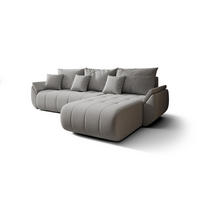 ECKSOFA mit Schlaffunktion TOKYO Wind 11 - Beige/Hellgrau, Textil (280/185cm) - Bedante